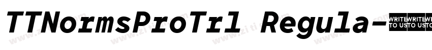 TTNormsProTrl Regula字体转换